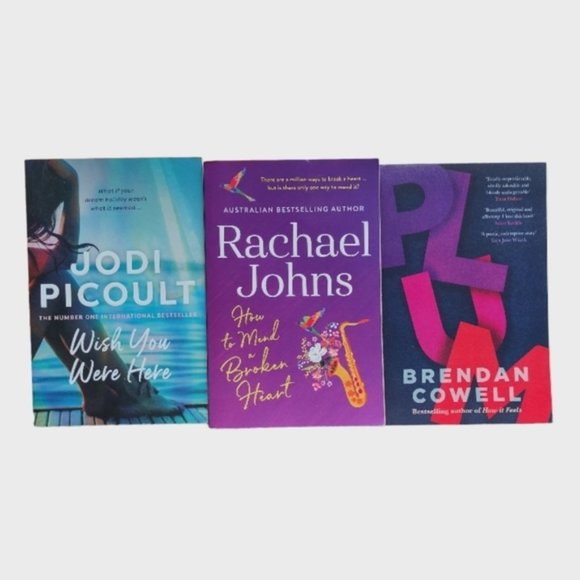 various Other - Jodi Picoult+Brendan Cowell+Rachael Jones X3 novels